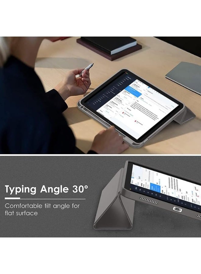 جراب لجهاز iPad Air مقاس 11 بوصة (2025 M3/2024 M2/Air 7 6 5 4) (2025/2024/2022/2020) مقاس 10.9 بوصة، مزود بحامل قلم Apple Pencil، وغطاء ذكي، ويدعم شحن قلم Apple Pencil، وخاصية التشغيل/الإيقاف التلقائي. - Image 5